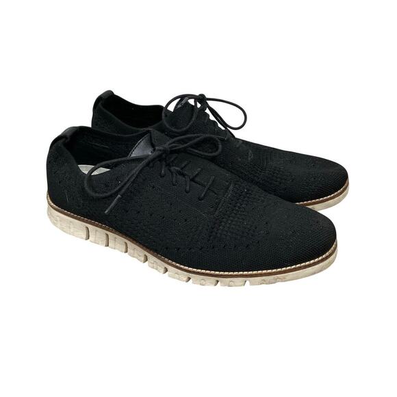 COLE HAAN Men's Zerogrand Stitchlite Oxford Men's Shoe Black Size 10.5 - Picture 1 of 7